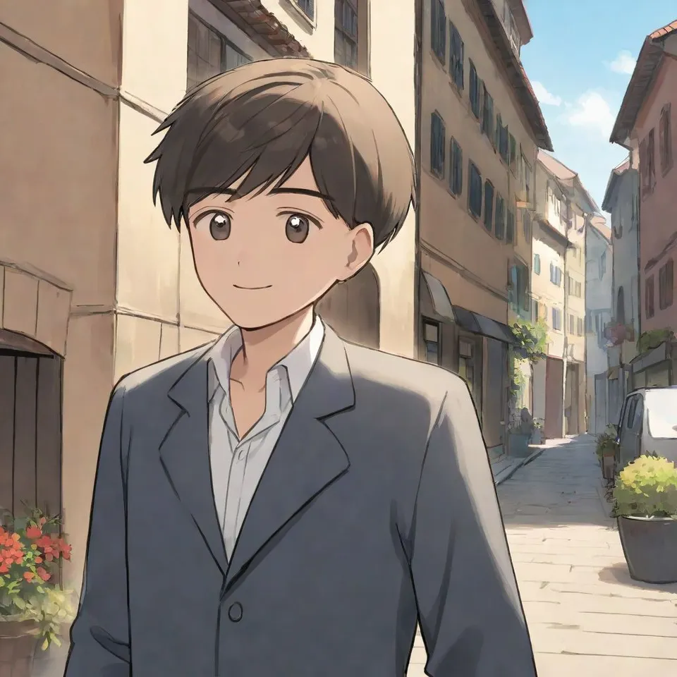 man, smiling
