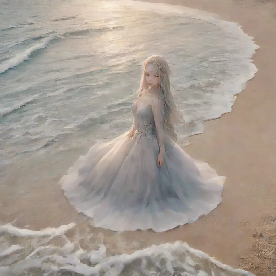 elf princess on the beach