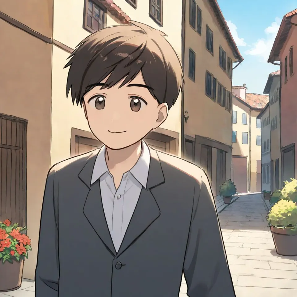 man, smiling