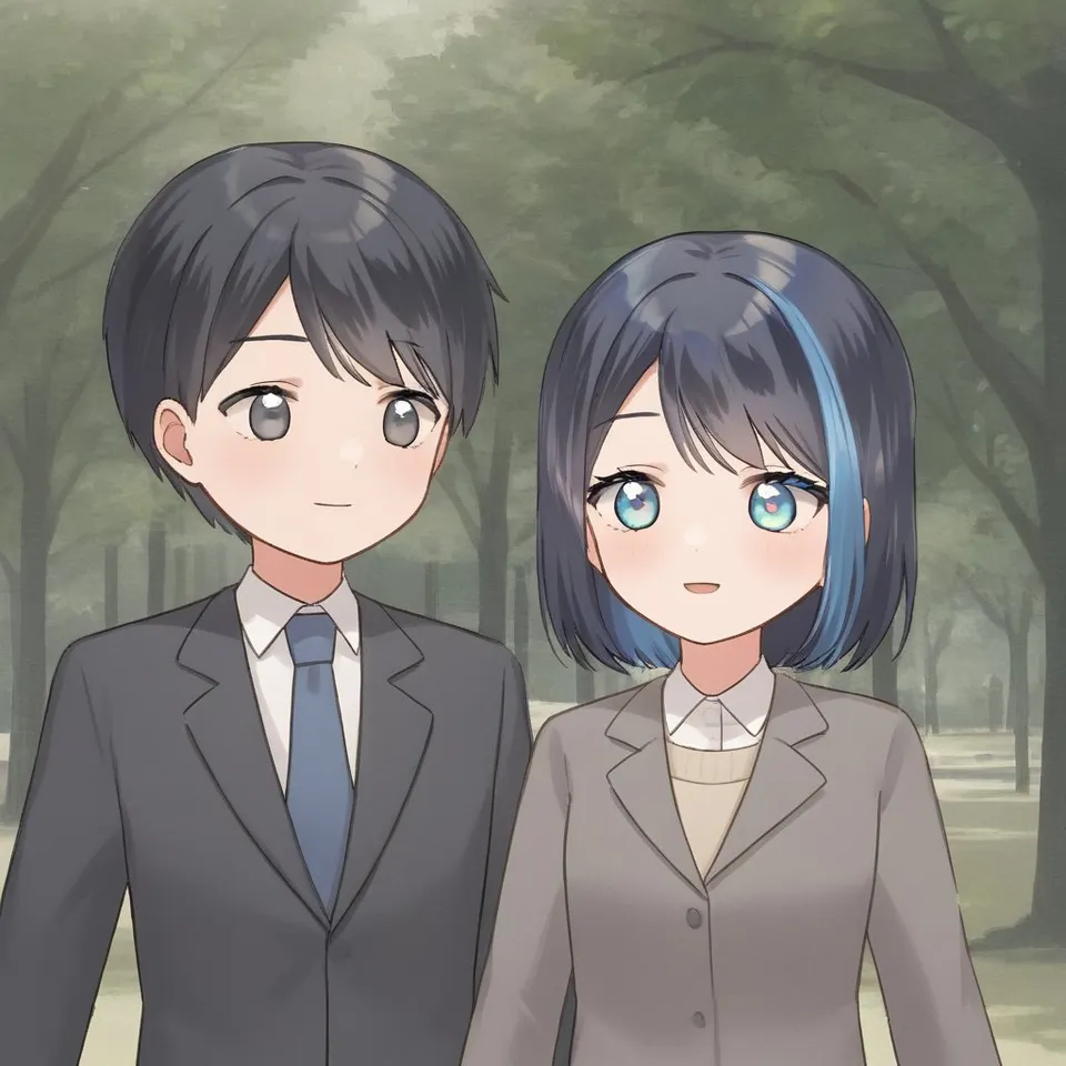 黒髪サラリーマン男性