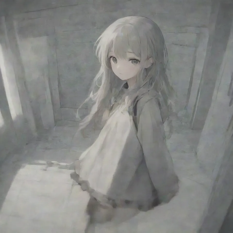 a girl, anime 