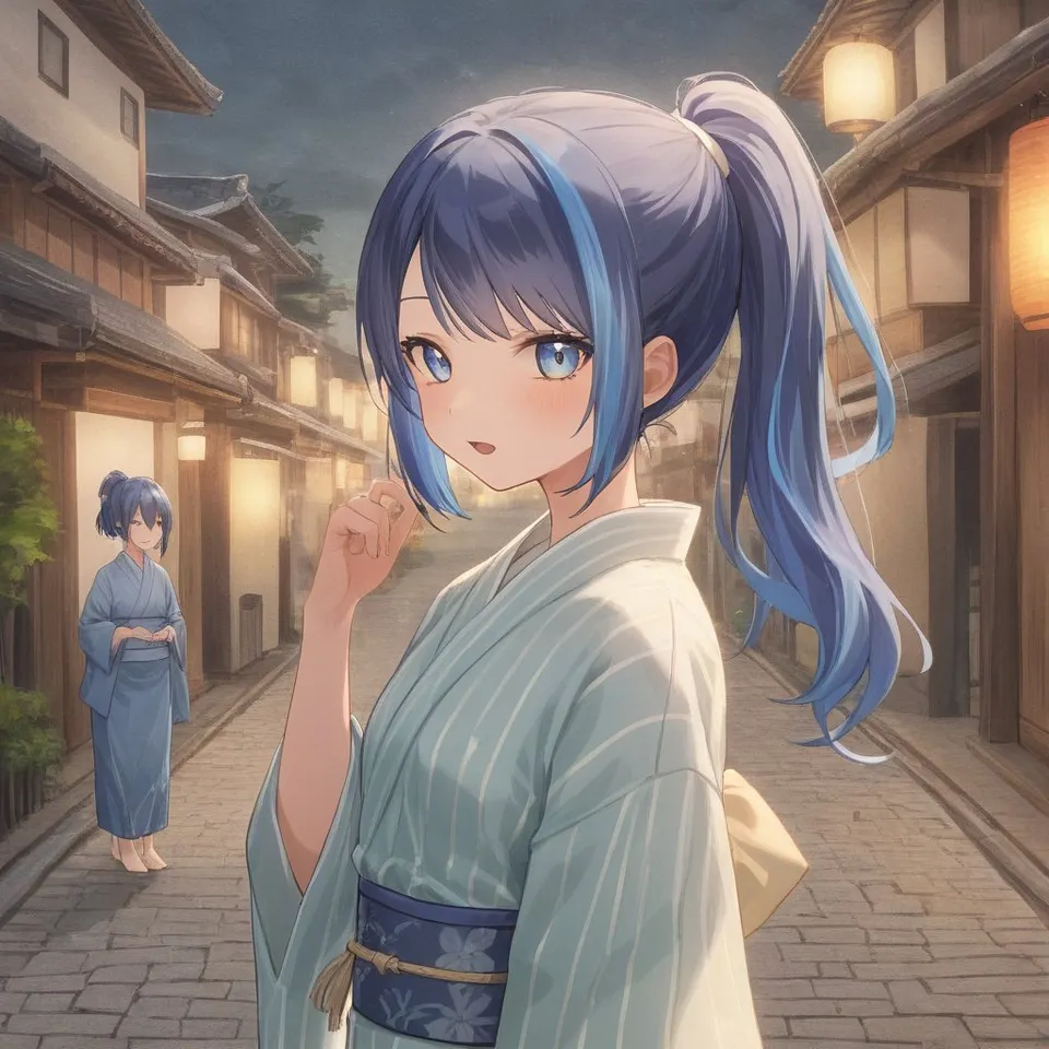 京都で楽チン ポニーテール