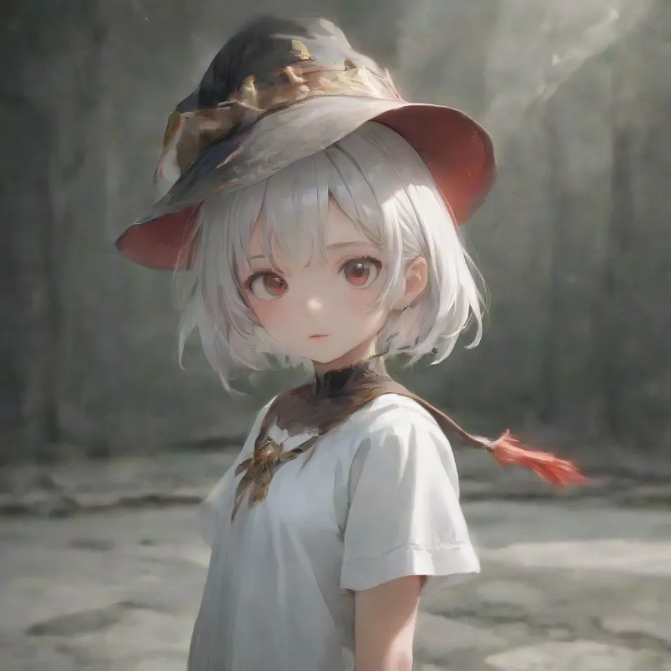 cute, 1girl, solo, early teen, white short hair, red eyes, wizard hat