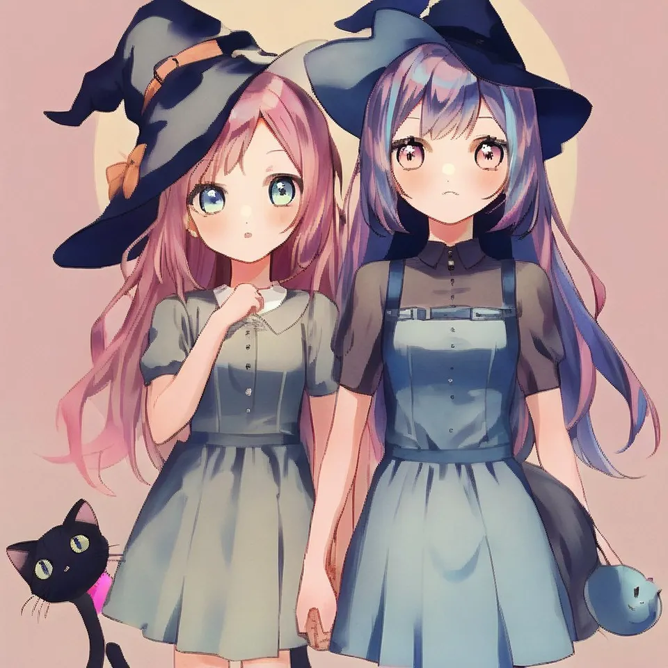 pink blue